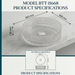 Round Transparent Glass Wash Basin 
