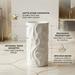 Textured White Freestanding Pedestal Basin 