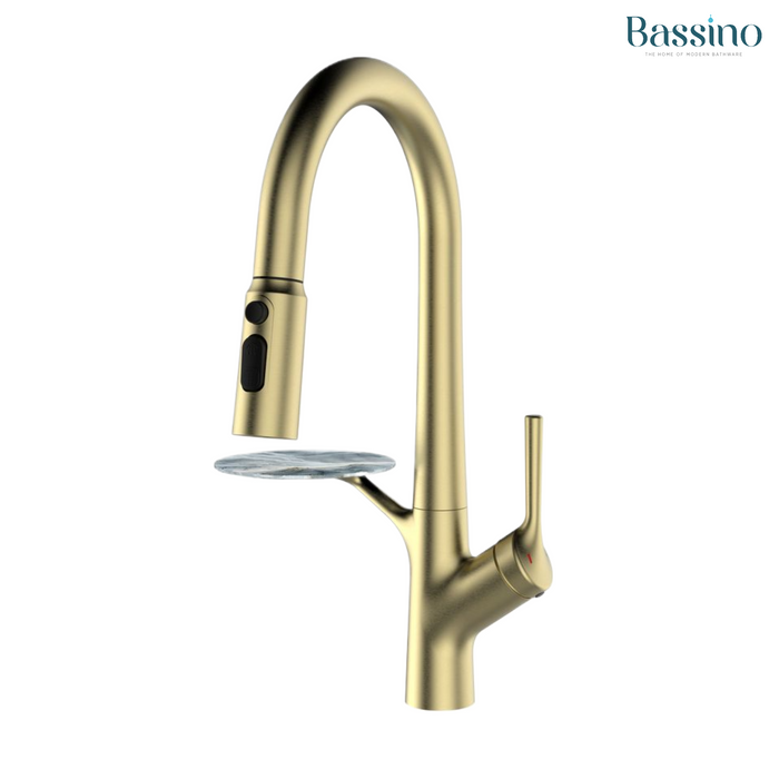 Pull-Out 3-Function Kitchen Sink Mixer Tap | 360° Swivel | Multi-Flow | 4 Finishes | 7-Year Warranty