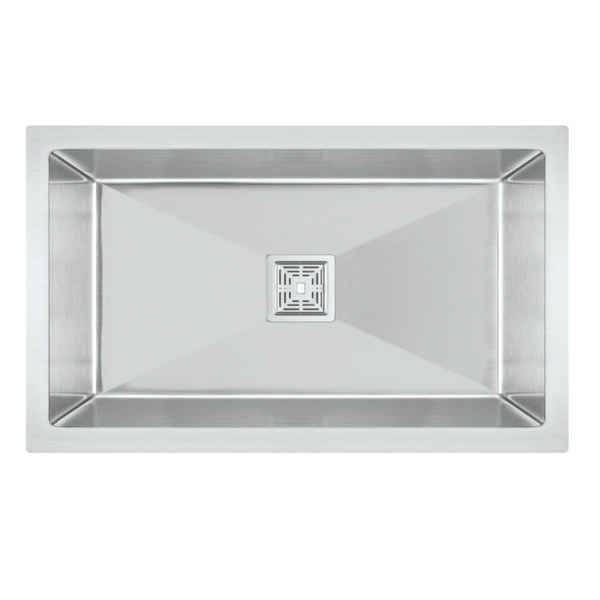Bassino Handmade 304 GRADE Kitchen Sink 30x18 Inch ,Satin Finish,25 years warranty