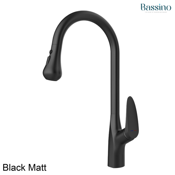 Premium 3-Function Kitchen Sink Mixer Tap – 360° Swivel | Multiple Finishes | 7-Year Warranty Black