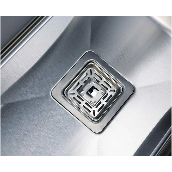Handmade Kitchen Sink, Satin Finish, 25 Years Warranty, Heavy Quality 1mm thickness (32X18x9 Inch)