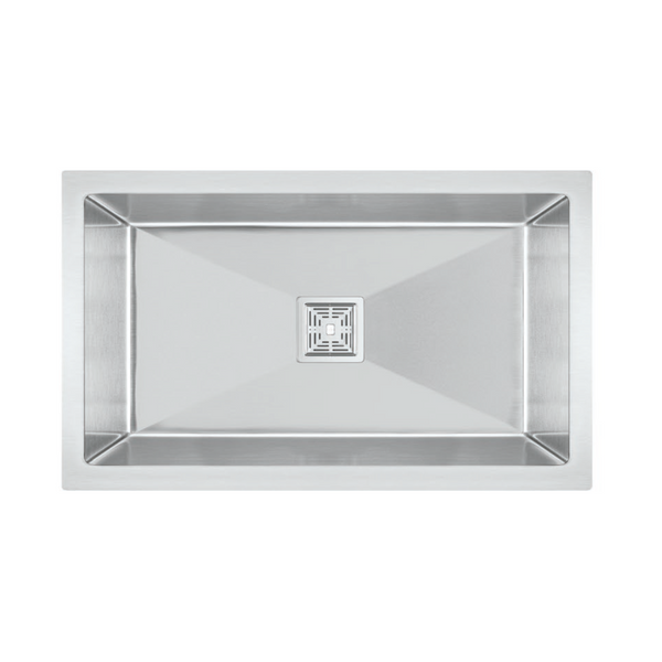Bassino Handmade 304 GRADE Kitchen Sink 27x18 Inch ,Satin Finish,25 years warranty