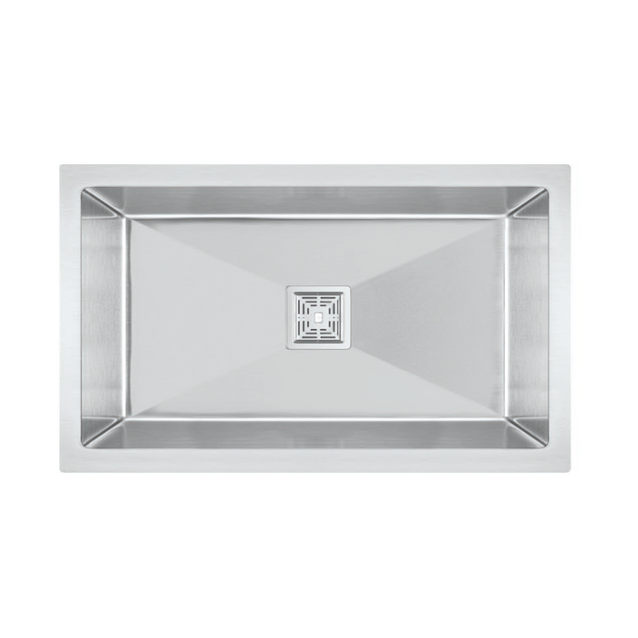 Bassino Handmade 304 GRADE Kitchen Sink 27x18 Inch ,Satin Finish,25 years warranty