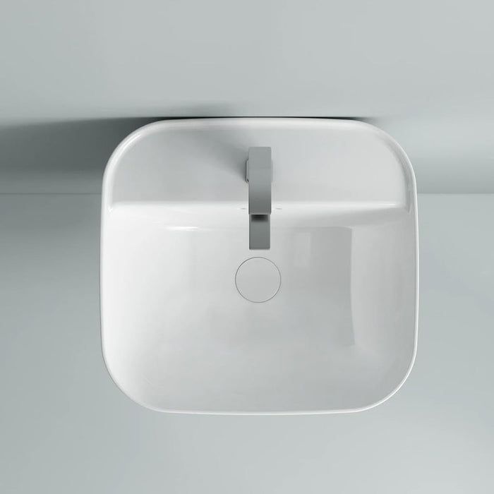 Wall mount Half Pedestal Wash Basin 8 