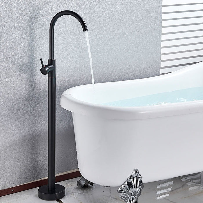 Bassino Free Standing Basin Mixer Tap –  Floor Mounted Faucet for Pedestal Basins