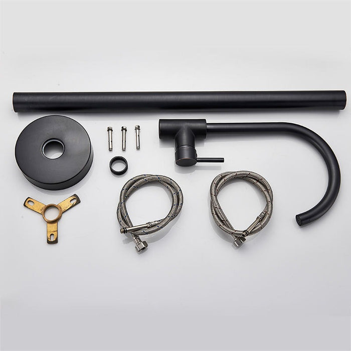 Bassino Free Standing Basin Mixer Tap –  Floor Mounted Faucet for Pedestal Basins
