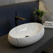 White Marble pattern Table Top Wash Basin