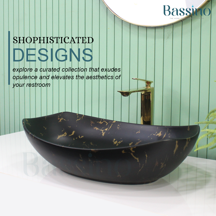 Premium Designer Table top/Counter top Wash Basin/Vessel sink (23x16x6 In)BTT-1435