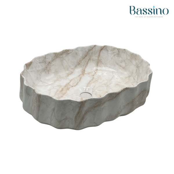 Premium Designer Table top Wash Basin (20x15x5.5 In) Marble1