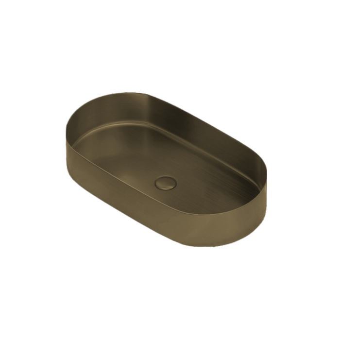 Bassino Modern Stainless Steel Wash Basin | Stylish Countertop Wash Basin for Bathroom–650x380x120 mm