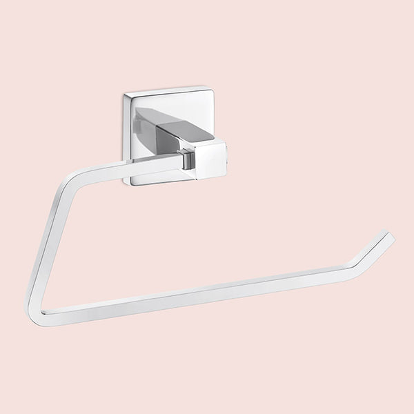 BASSINO Stylish Napkin Ring For Bathroom-SS 304-CHROME FINISH