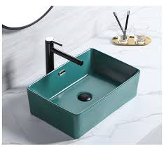 BASSINO Ceramic Wash Basin Countertop Tabletop Bathroom Sink Wash Basin(500x350x155mm)