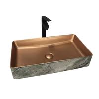 BASSINO Ceramic Wash Basin Countertop Tabletop Bathroom Sink Wash Basin(610x 400 x 110mm)