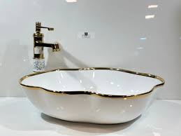 BASSINO Ceramic Wash Basin Countertop Tabletop Bathroom Sink Wash Basin(500x380x130mm)