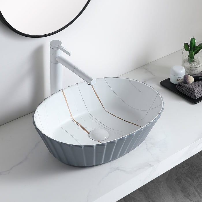Designer Table Top Basin (20x15x5.5 Inch)