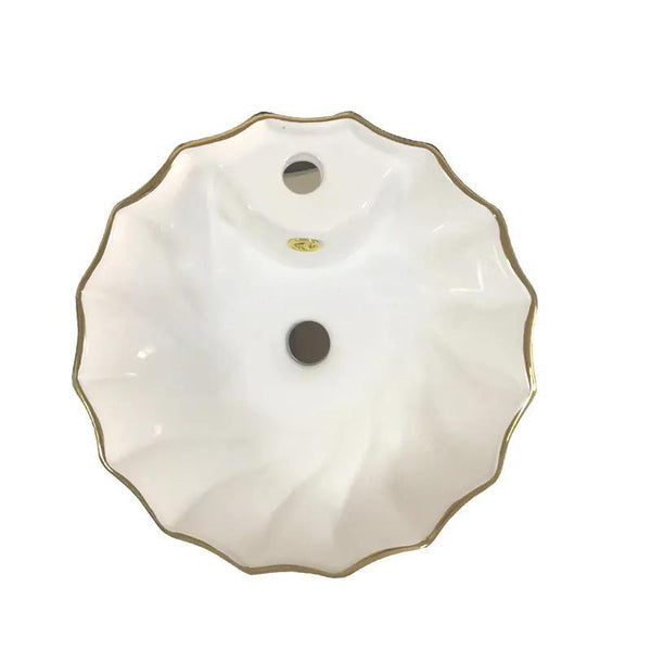 Ceramic Pedestal Wash Basin-BPB-580,size-16x16x33 Inch