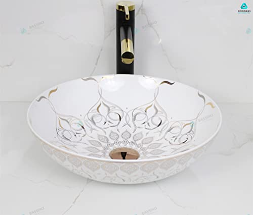 Premium Designer Table Top Wash Basin (16x16x6 In) (BTT-1368)