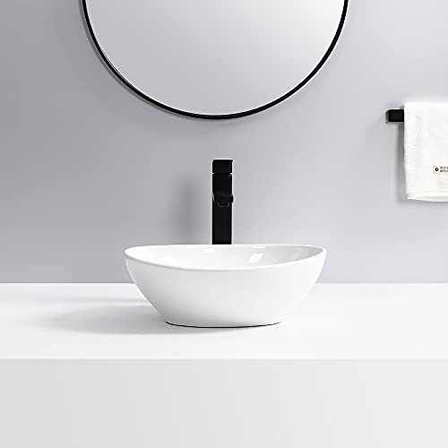 Premium White Table top Wash Basin (16x14x6 In) OMINI-WHITE