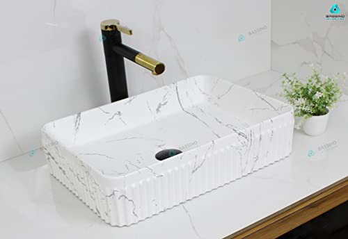 Premium Designer Table top/Counter top Wash Basin/Vessel sink (19x14x4.5 In) BTT-1409