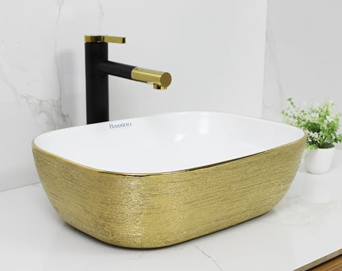Premium Designer Table top/Counter top Wash Basin/Vessel sink (18x13x5.5 In) BTT-1096