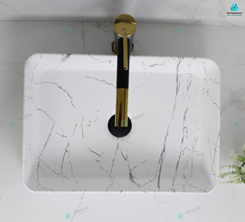 Premium Designer Table top/Counter top Wash Basin/Vessel sink (19x14x4.5 In) BTT-1409