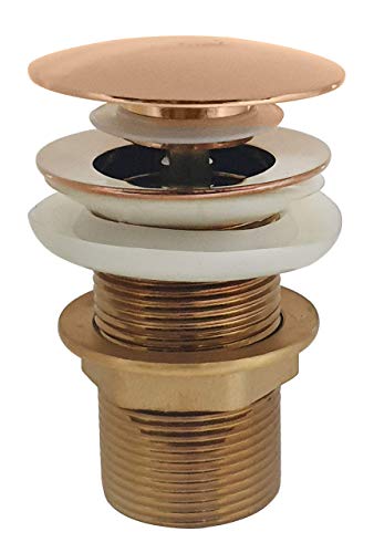 MOST Heavy Quality Full Brass Pop Up Full Thread Waste Coupling 32 MM (6 INCH, ROSE GOLD)