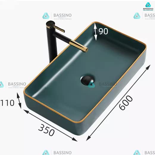 Premium Designer Table top Wash Basin (24x14x4.5 In) BTT-1381