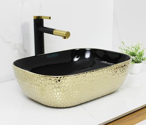 Premium Designer Table top/Counter top Wash Basin/Vessel sink (18x13x5.5 In) BTT-1013