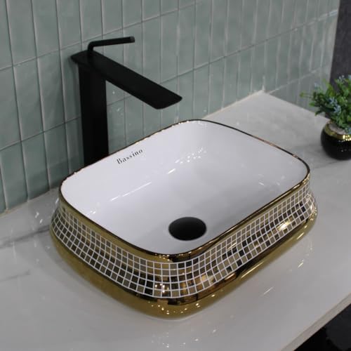 Premium Designer Table top/Counter top Wash Basin/Vessel sink (18x14x5.5 In) BTT-564-IN