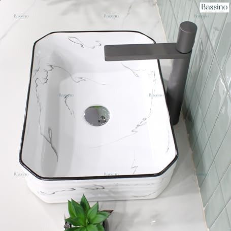 Premium Designer Table top Wash Basin (18x13x5 In) BTT-1366