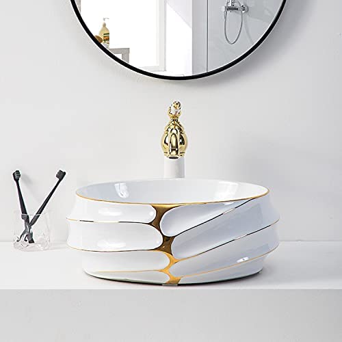 Premium Designer Table top/Counter top Wash Basin/Vessel sink (18x15x7 In) BTT-1050