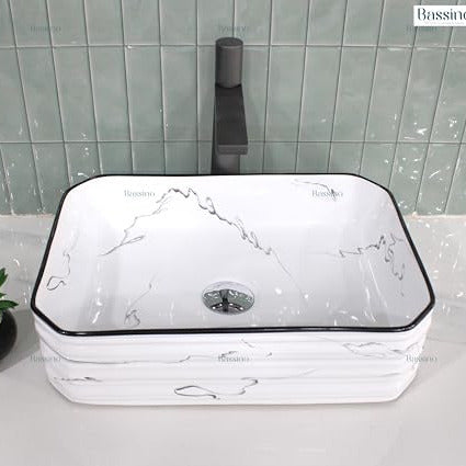 Premium Designer Table top Wash Basin (18x13x5 In) BTT-1366