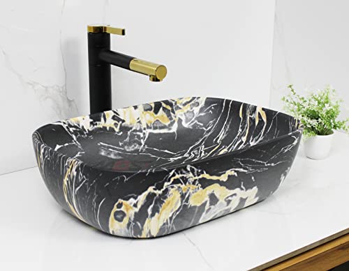 Premium Designer Table top/Counter top Wash Basin/Vessel sink (18x13x5.5 In) BTT-1079