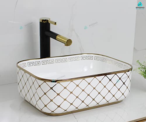 Premium Designer Table top/Counter top Wash Basin/Vessel sink (16x12x6 In) BTT-1373