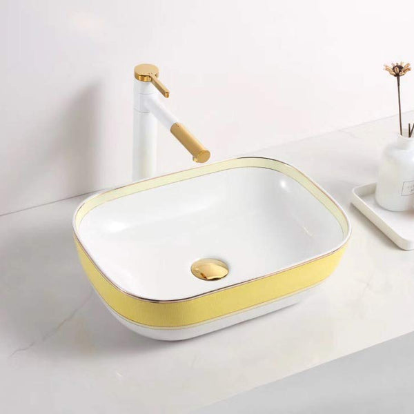 Premium Designer Table top/Counter top Wash Basin/Vessel sink (18x13x5.5 In) BTT-1018