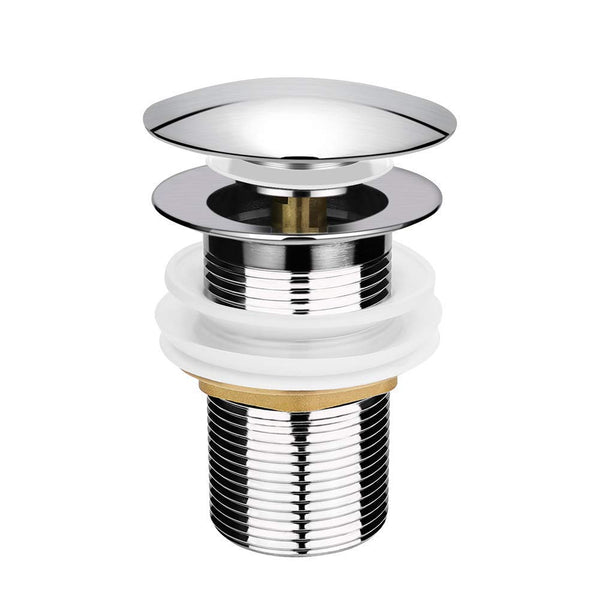 4" Silver Brass Pop Up Full Thread Waste Coupling 32 MM