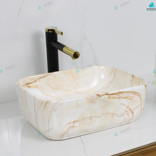 Premium Designer Table top Wash Basin (16x12x6 In) BTT-1426