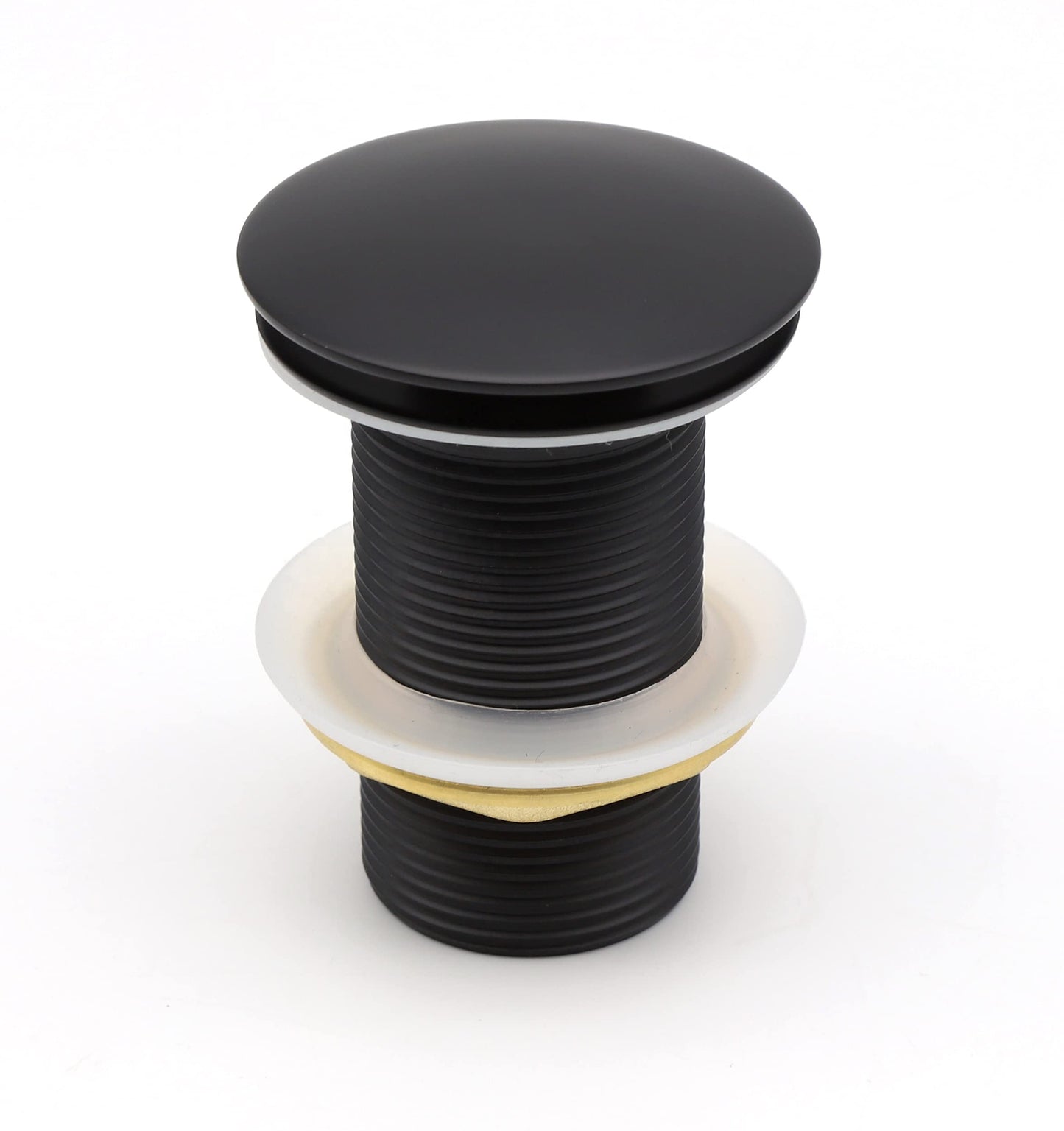 BASSINO Heavy Quality Full Brass Pop Up Full Thread Waste Coupling 32 MM (6 INCH, Black)