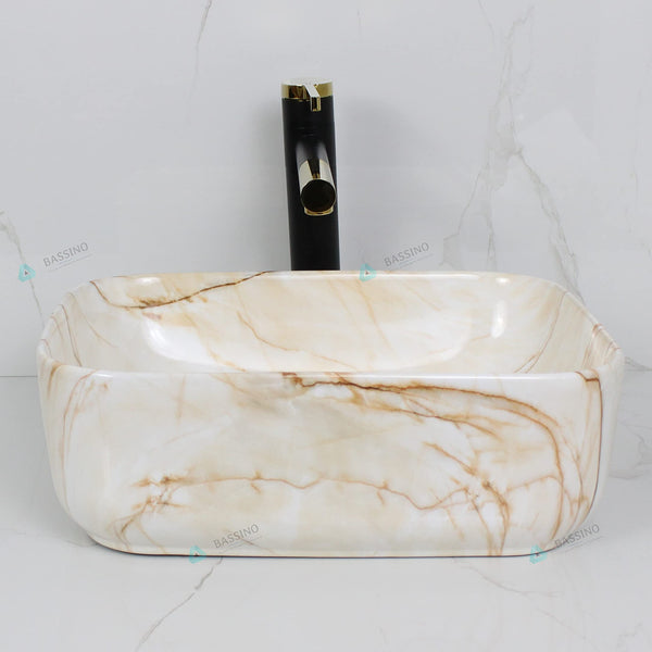 Premium Designer Table top Wash Basin (16x12x6 In) BTT-1426