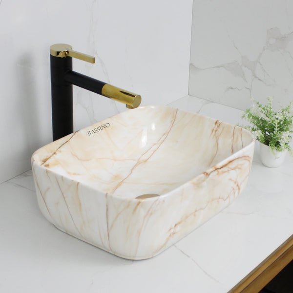 Premium Designer Table top Wash Basin (16x12x6 In) BTT-1426