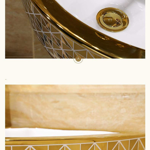 Premium Designer Table top/Counter top Wash Basin/Vessel sink (13x17x5 In) BTT-1258