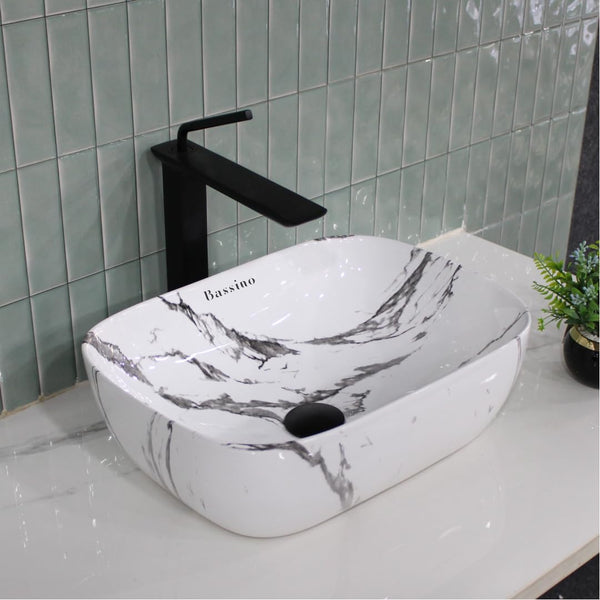 Premium Designer Table top/Counter top Wash Basin/Vessel sink (18x13x5.5 In) BTT-551-IN