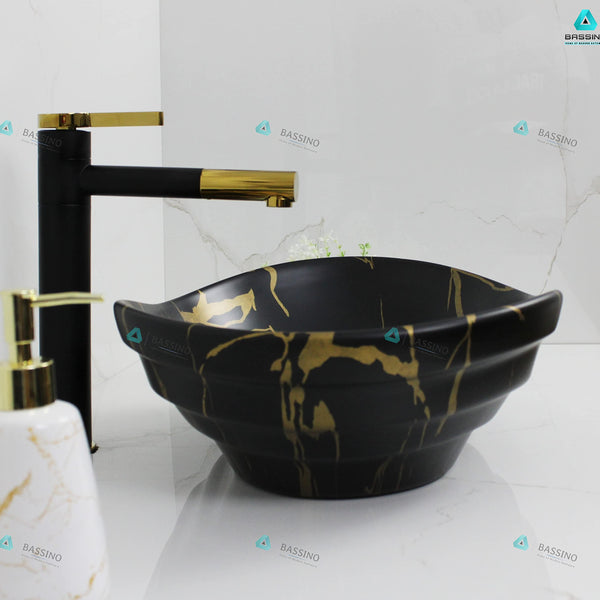 Premium Designer Table top/Counter top Wash Basin/Vessel sink (18X14X6 In) BTT-1072