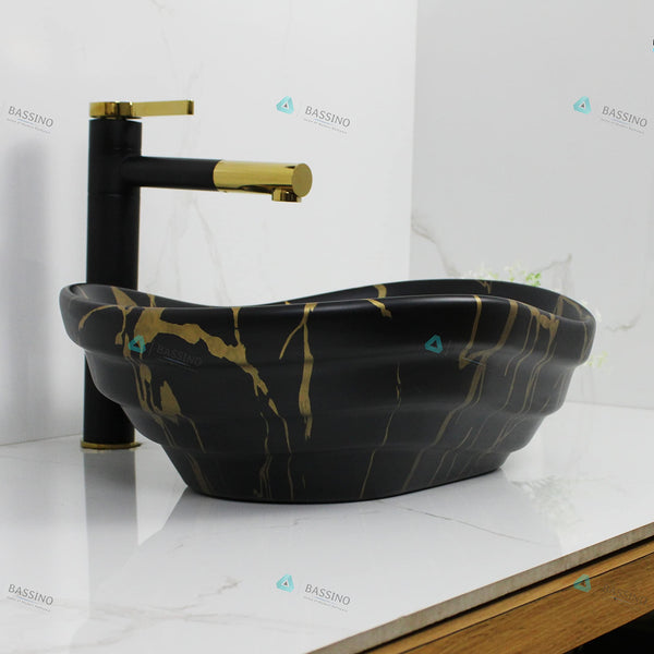 Premium Designer Table top/Counter top Wash Basin/Vessel sink (18X14X6 In) BTT-1072