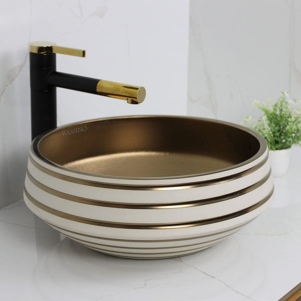 Premium Designer Table top/Counter top Wash Basin/Vessel sink (16x16x7 In) BTT-1179