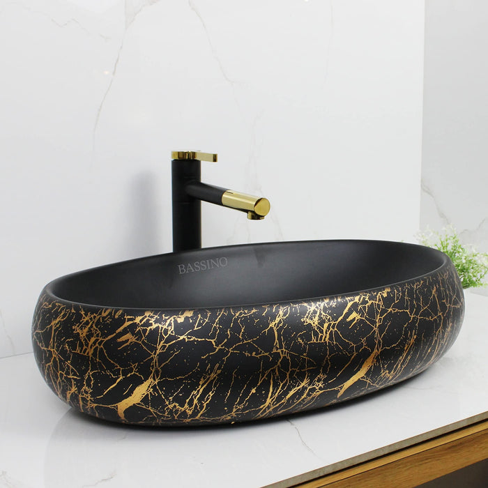 Premium Designer Table top/Counter top Wash Basin/Vessel sink (24x16x6 In)BTT-1055