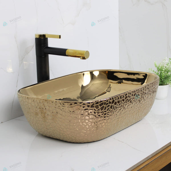 Premium Designer Table top/Counter top Wash Basin/Vessel sink (18x13x5.5 In) BTT-1094