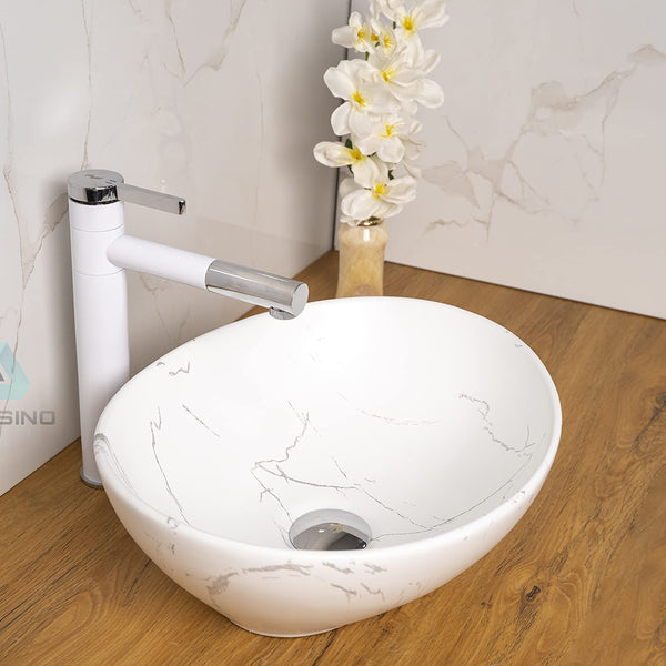 Premium Designer Table top/Counter top Wash Basin/Vessel sink (16x13x5.5 In) BTT-1309