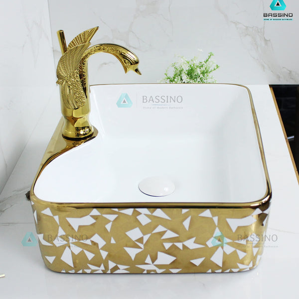 Premium Designer Table top/Counter top Wash Basin/Vessel sink (19x15x5.5 In) BTT-1146
